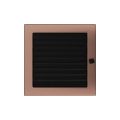 KRATKI KRATKA KOMINKOWA PROSTOKĄTNA MIEDŹ GALWANICZNE Z ŻALUZJĄ 220X220 MM