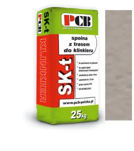 PCB ZAPRAWA Z TRASEM DO SPOINOWANIA CEGIEŁ ELEWACYJNYCH KLINKIEROWYCH ORAZ RĘCZNIE FORMOWANYCH SK-T 25KG BEŻOWA