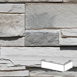 STEGU KAMIEŃ DEKORACYJNY PŁYTKA  KĄTOWA GRENADA 2 FROST  15x32:5x11,7CM  OPK. 0,58 MB