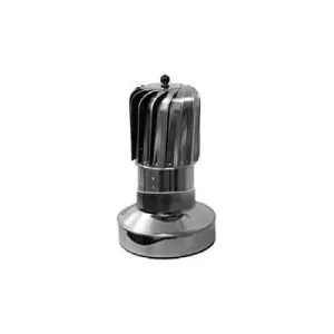 TURBOWENT TULIPAN BEZ PODSTAWY Z KOŁNIERZEM ZAMYKAJĄCYM OCIEPLENIE NIEOTWIERANA TURBINA ALUMINIOWA DOLOT BL. CHROMONIKLOWA FI 150