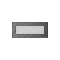 KRATKI KRATKA KOMINKOWA PROSTOKĄTNA CZARNO-SREBRNA 110X240 MM