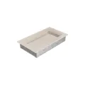 KRATKI KRATKA KOMINKOWA PROSTOKĄTNA KREMOWA 170X300 MM