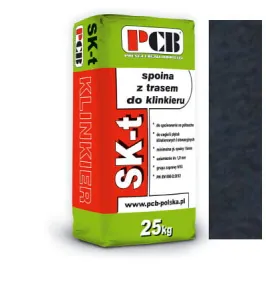 PCB ZAPRAWA Z TRASEM DO SPOINOWANIA CEGIEŁ ELEWACYJNYCH KLINKIEROWYCH ORAZ RĘCZNIE FORMOWANYCH SK-T 25KG ANTRACYT