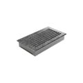 KRATKI KRATKA KOMINKOWA FRESH CZARNO-SREBRNA 170X300 MM