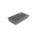 KRATKI KRATKA KOMINKOWA FRESH CZARNO-SREBRNA 170X300 MM