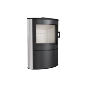 KRATKI PIEC WOLNOSTOJĄCY KOZA AB S2 KAFEL BIAŁY