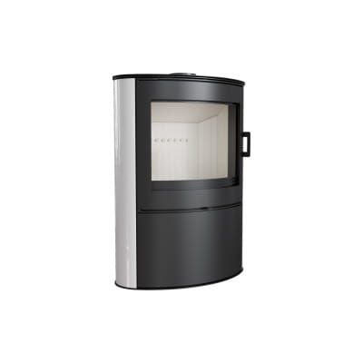 KRATKI PIEC WOLNOSTOJĄCY KOZA AB S2 KAFEL BIAŁY