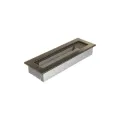 KRATKI KRATKA KOMINKOWA PROSTOKĄTNA CZARNO-ZŁOTA 110X320 MM