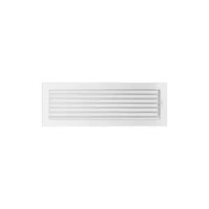 KRATKI KRATKA KOMINKOWA PROSTOKĄTNA BIAŁA Z ŻALUZJĄ 170X490 MM