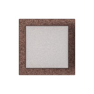 KRATKI KRATKA KOMINKOWA PROSTOKĄTNA MIEDZIANA 220X220 MM