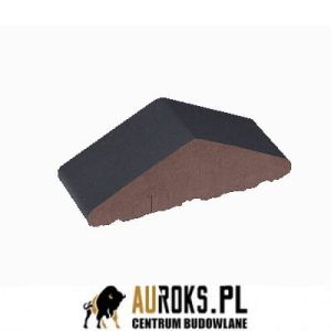 KSZTAŁTKA OGRODZENIOWA KLINKIEROWA KOLOR NOC POLARNA KO 180/120x65x58 MM OSTRA PEŁNA KLINKIER PRZYSUCHA