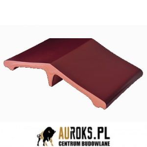 ŁĄCZNIK OGRODZENIOWY KLINKIEROWY KOLOR WIŚNIOWY SAD 445X250X90 MM KLINKIER PRZYSUCHA