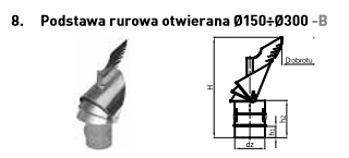 ROTOWENT DRAGON RUROWA OTWIERANA FI 250