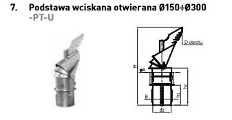 ROTOWENT DRAGON WCISKANA OTWIERANA FI 150
